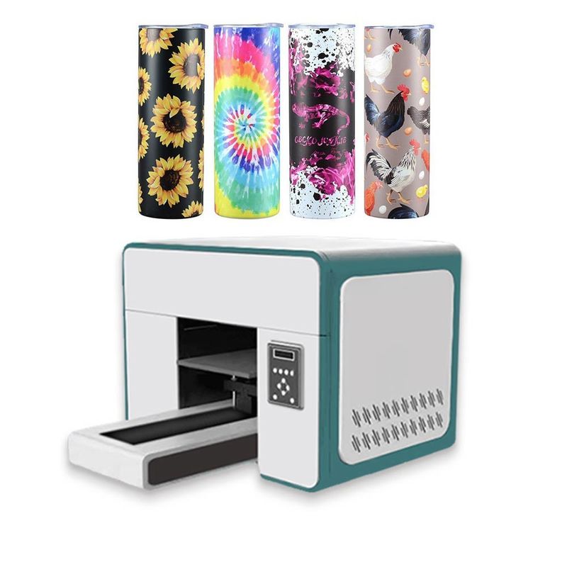 I3200 Τελεφερίκι Α3 Μεγέθους UV εκτυπωτής Glass Bottle Pen 3D LED UV Flatbed Inkjet εκτυπωτής