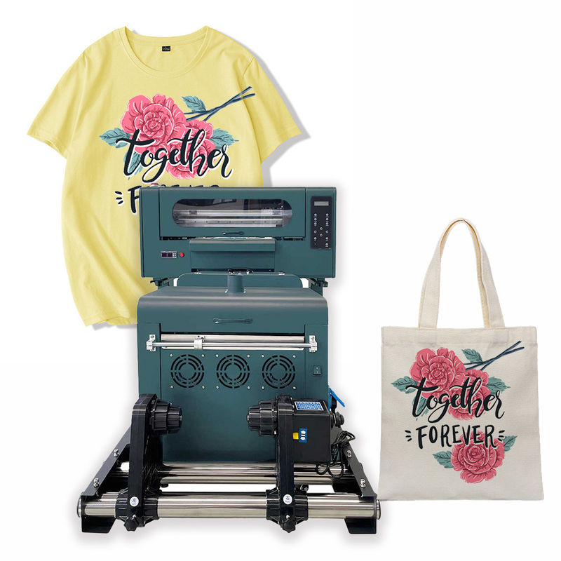 XP600 Κεφαλής DTF Inkjet εκτυπωτής 30cm T T-Shirt εκτυπωτής Dtf με κρέμα και στεγνωτήρα