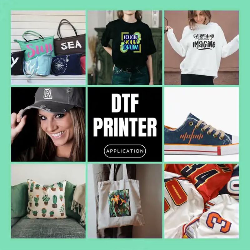 Μηχανή εκτύπωσης T-Shirt DTF με μηχανή κλονισμού σκόνης για κεφάλι ρυμουλκούμενου