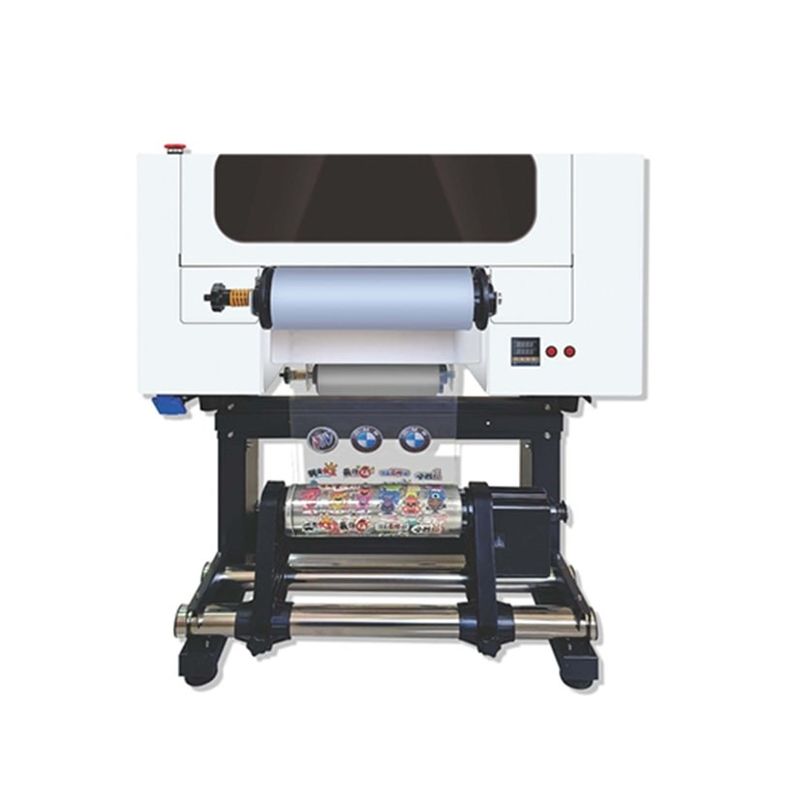 30cm UV Dtf εκτυπωτής για αυτοκόλλητο εκτύπωση Roll To Roll Inkjet εκτυπωτής σε οποιοδήποτε υλικό