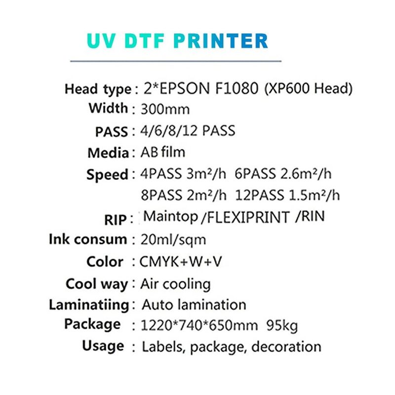 Μηχανή ψηφιακής UV εκτύπωσης με CMYK W+V χρώμα μελάνης