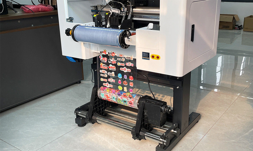 Εκτυπωτής A3 UV DTF με laminator Roll To Roll All-in-One Εκτυπωτής A3 UV DTF για αυτοκόλλητα