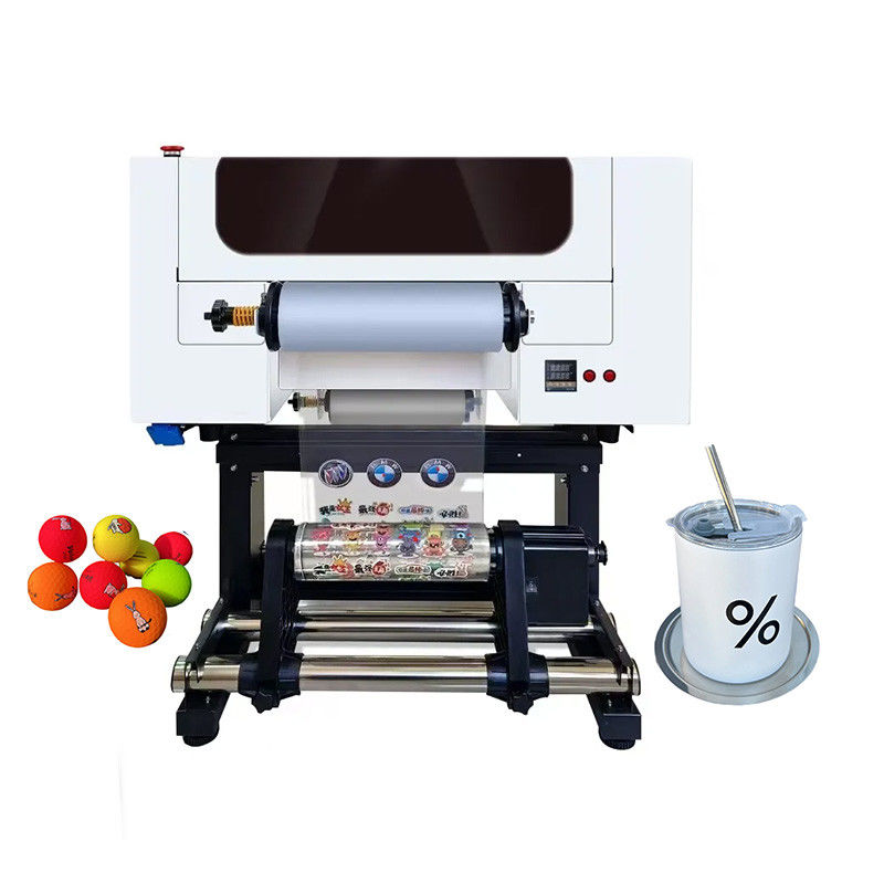 30CM UV DTF εκτυπωτής με δύο κεφαλές A3 UV DTF για μπουκάλι ακρυλικό πλαστικό