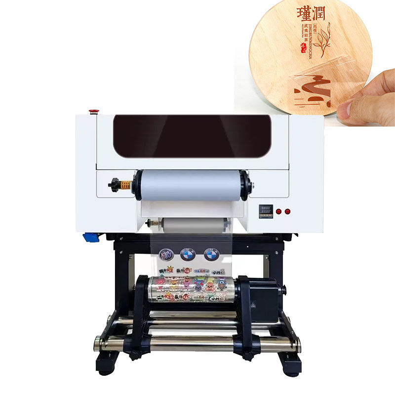 Α3 Μεγέθους UV Roll Dtf εκτυπωτής για την εκτύπωση αυτοκόλλητων Roll To Roll εκτυπωτής σε οποιαδήποτε προϊόντα