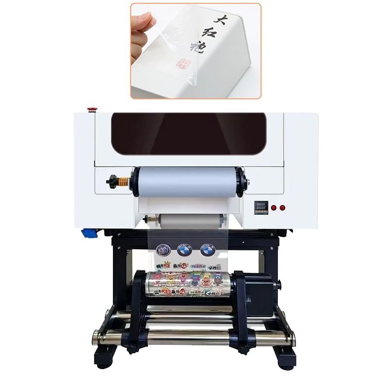 30CM UV DTF εκτυπωτής Roll To Roll A3 UV DTF εκτυπωτής με δύο κεφάλια XP600