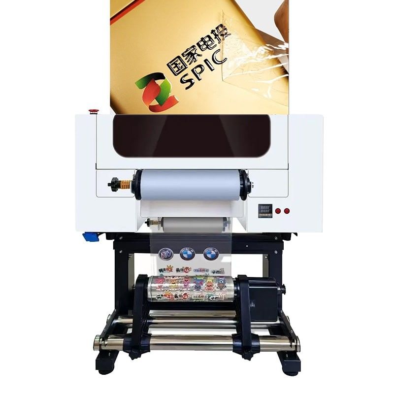 30CM UV DTF εκτυπωτής κυλίνδρους σε κυλίνδρους A3 UV DTF εκτυπωτής για μπουκάλι ακρυλικό πλαστικό