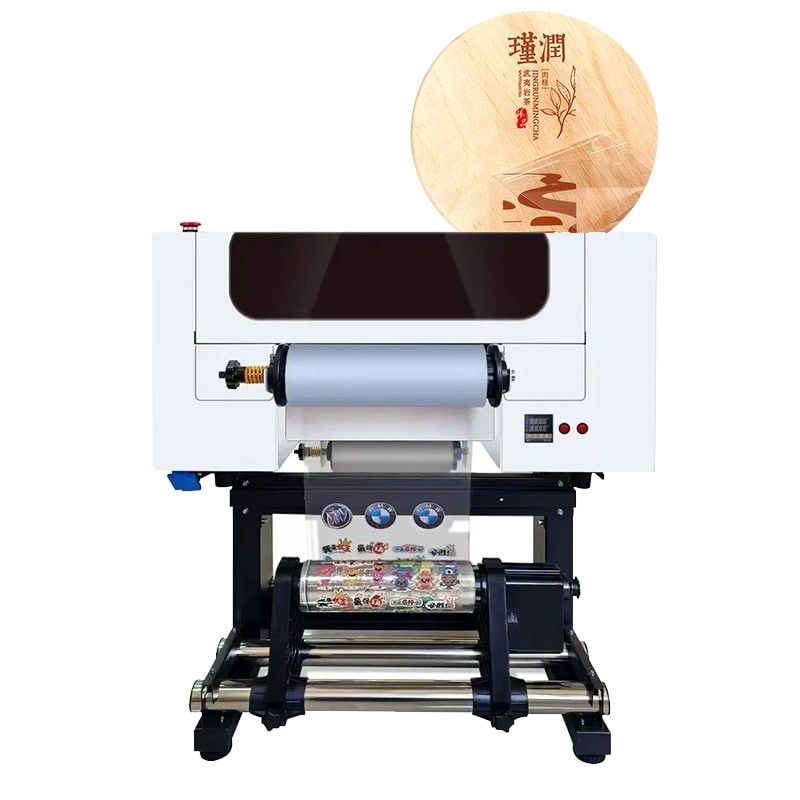 30CM UV DTF εκτυπωτής Roll To Roll A3 UV DTF εκτυπωτής με δύο κεφάλια XP600