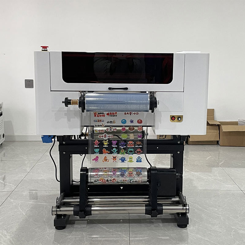 30cm UV DTF εκτυπωτής Roll To Roll A3 UV DTF εκτυπωτής με laminator για αυτοκόλλητο