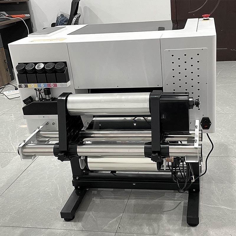 30cm UV DTF εκτυπωτής Roll To Roll A3 UV DTF εκτυπωτής με laminator για αυτοκόλλητο
