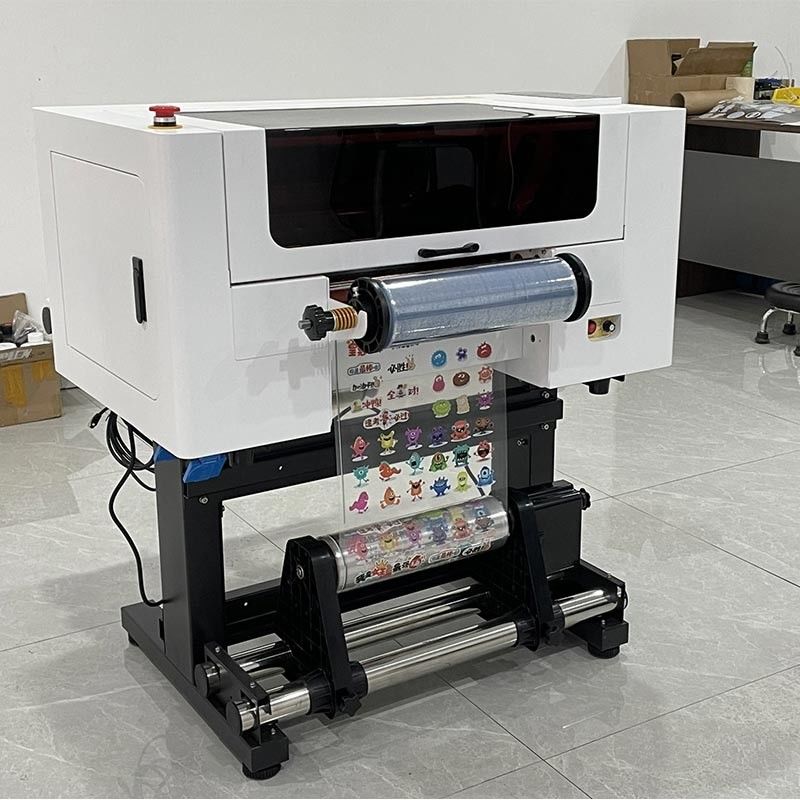 30cm UV Dtf εκτυπωτής για αυτοκόλλητο εκτύπωση Roll To Roll Inkjet εκτυπωτής σε οποιοδήποτε υλικό
