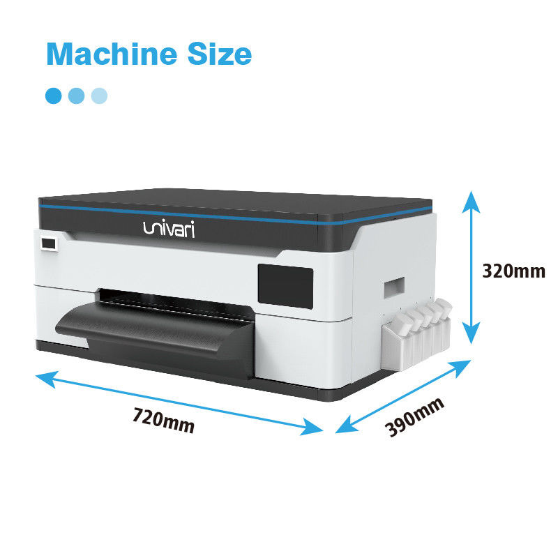 Σύνθετο μέγεθος A3 Laminating Auto Desk DTF Transfer Machine Inkjet UV DTF εκτυπωτής με κεφαλή F1080 XP600