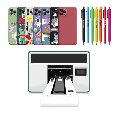 Δερμάτινο A3 UV υβριδικό εκτυπωτή UV Flatbed Inkjet εκτυπωτές 3D εκτυπωτής