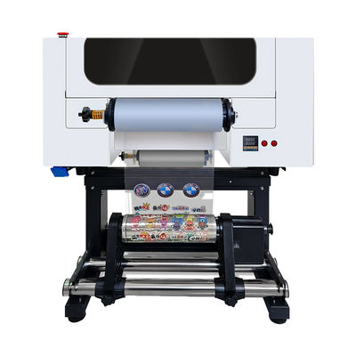 Εκτυπωτής UV 300mm με 2*F1080 κεφαλές εκτύπωσης υποστήριξη CMYK+W+V φωτεινό και πολύχρωμο
